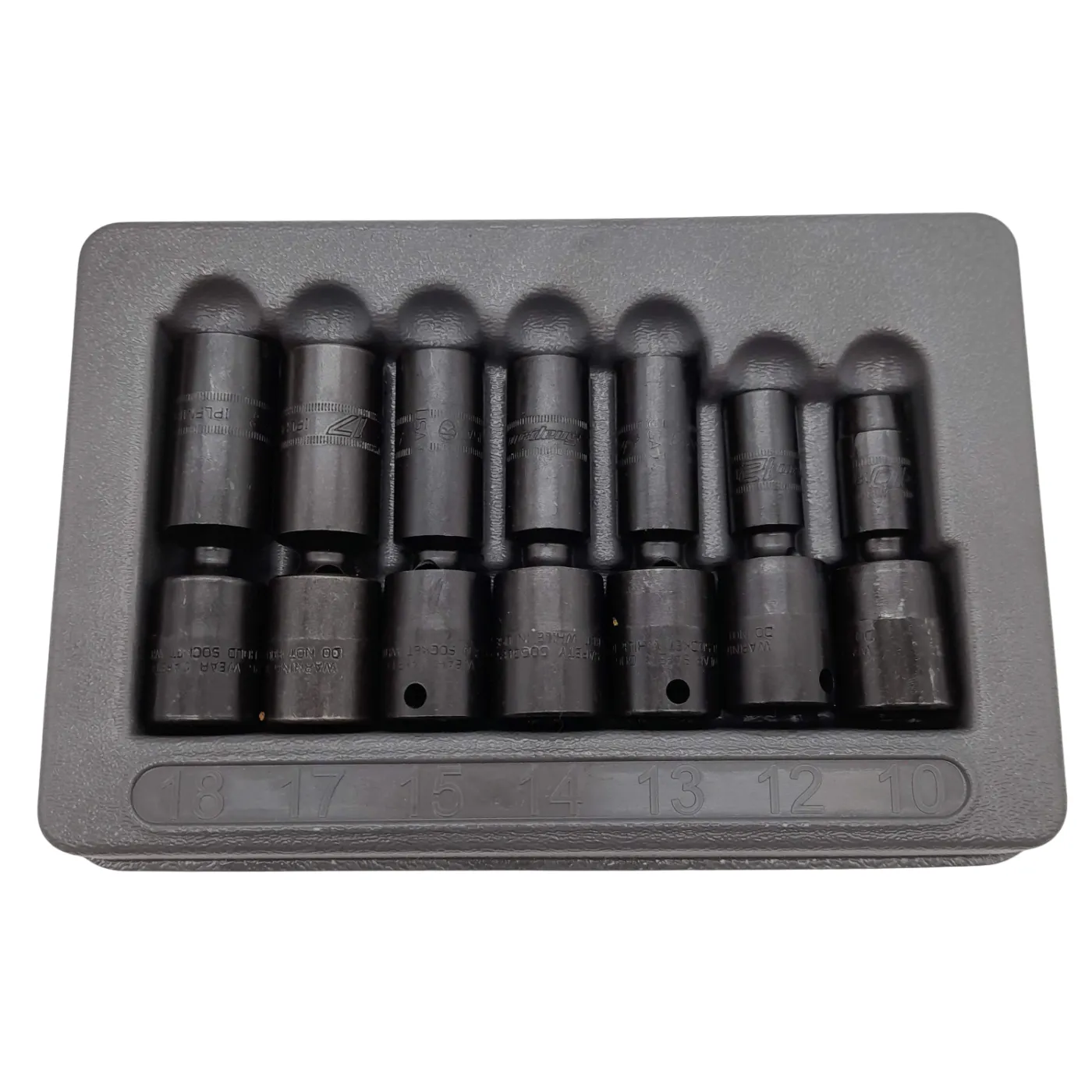 Blue-Point Socket Set 207IPLFM Chrome 7 Piece Set (WR 1390459)