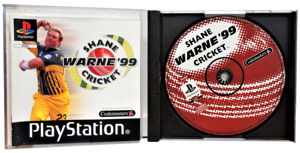 Shane Warne Cricket ’99 PS1 Game (WL 13297613)