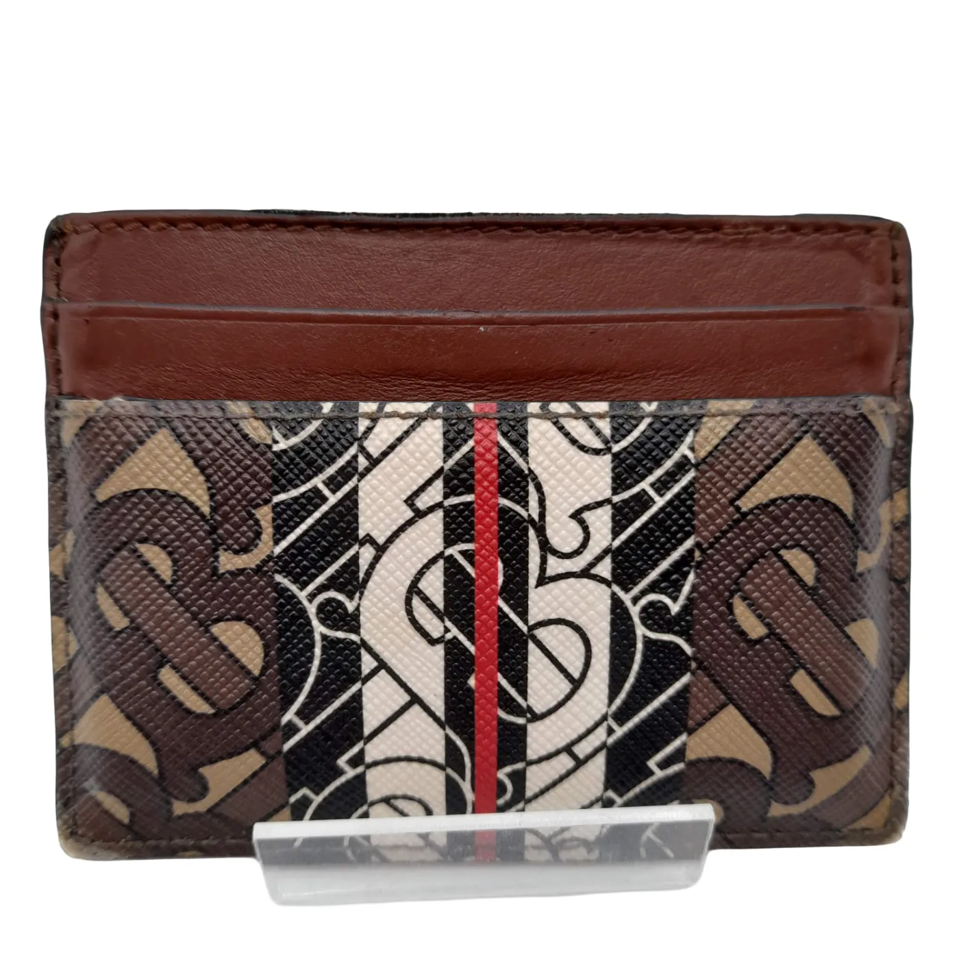 Burberry Monogram Stripe E-Canvas Card Holder 8020401 (WL 1395430)