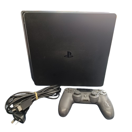 PS4 Slim 500GB CUH-2002A Black With Controller and Leads ( LE )