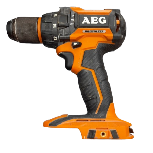 AEG BSB18CBM Cordless Drill Kit with 2 Batteries and Charger (MR)
