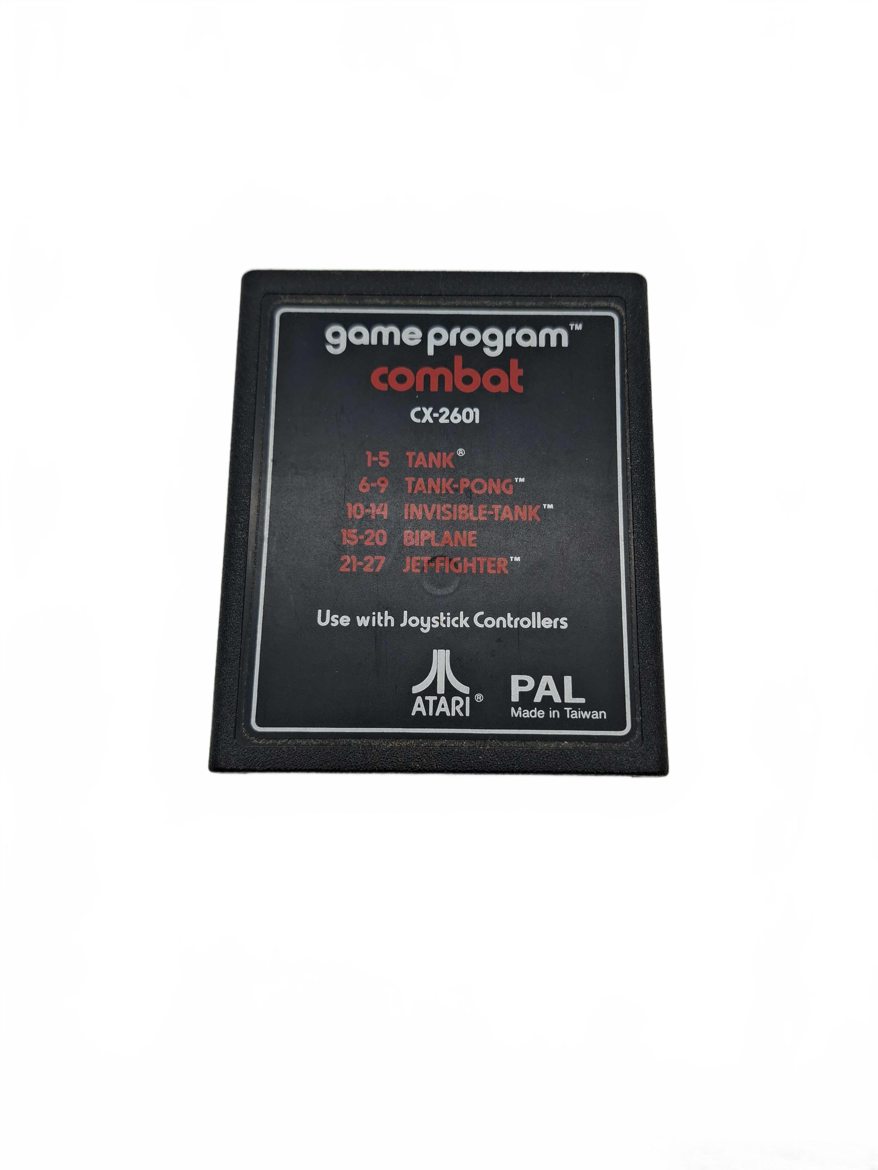 Atari 2600 Combat Game Cartridge (WR 1430054)