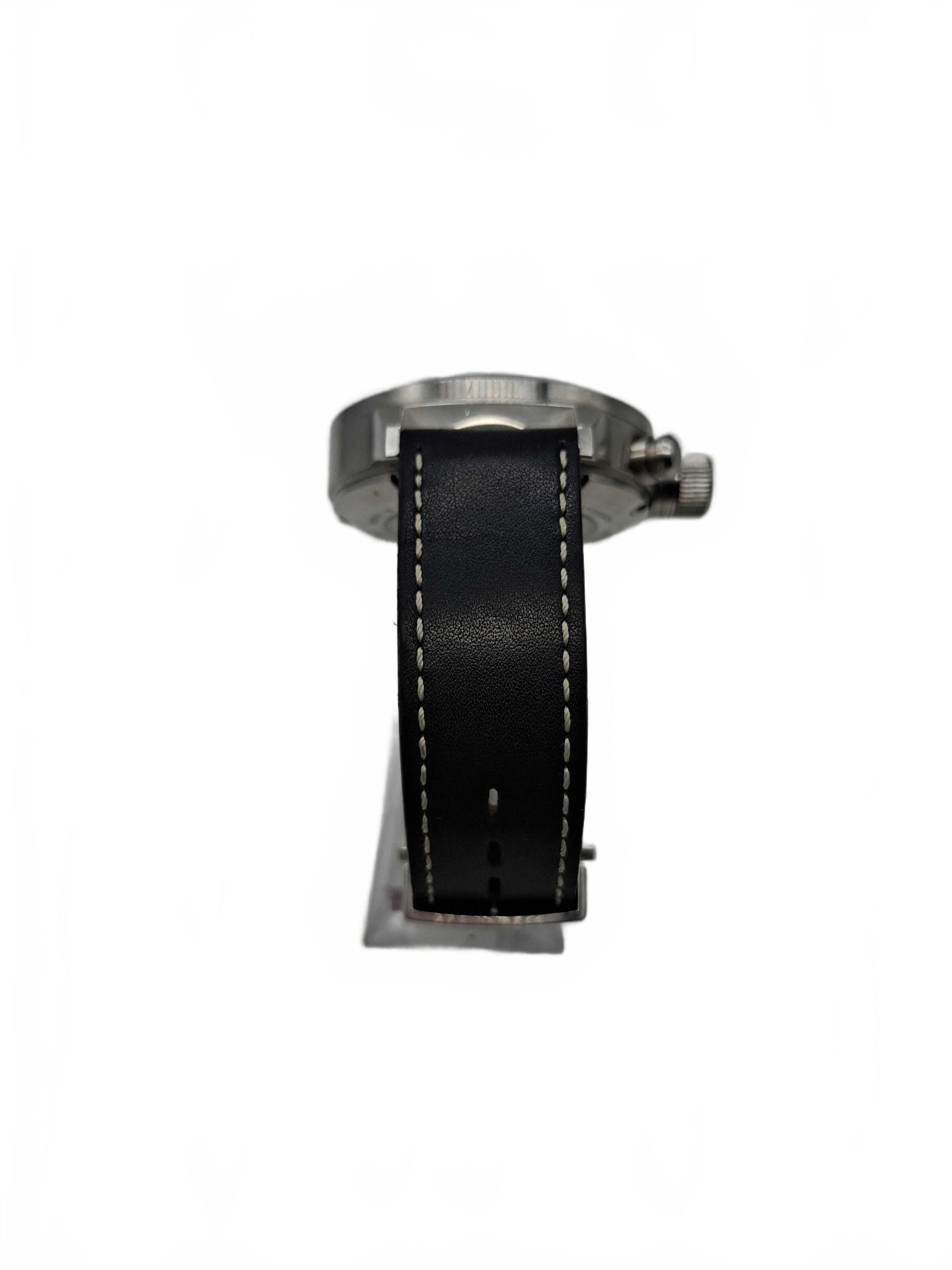 U-Boat Classico 53 CAS 1 Black Leather Band Analogue Watch (WR 1435424)