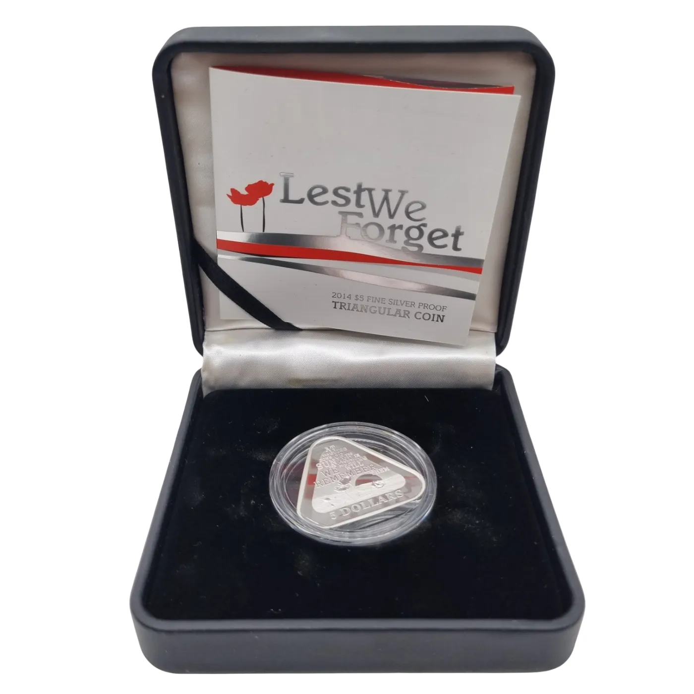 Royal Australian Mint 2014 $5 Triangular Silver Coin – Collector’s Edition (WR 1344498)
