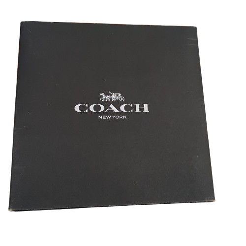 COACH Black Leather Handbag with Box, Extra Strap, and Dustbag (NA)