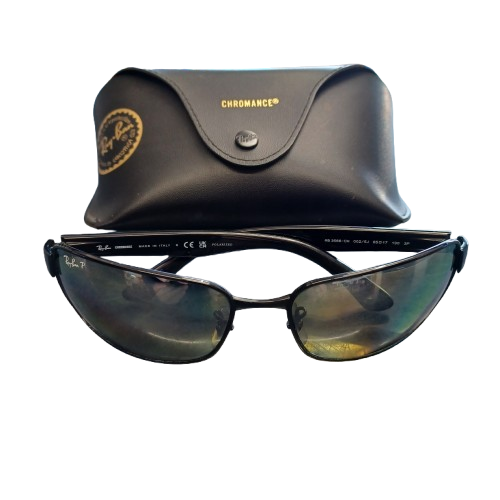 Ray-Ban Sunglasses RB3566-CH 002/5J Chromance Polarized With Case ( LE )