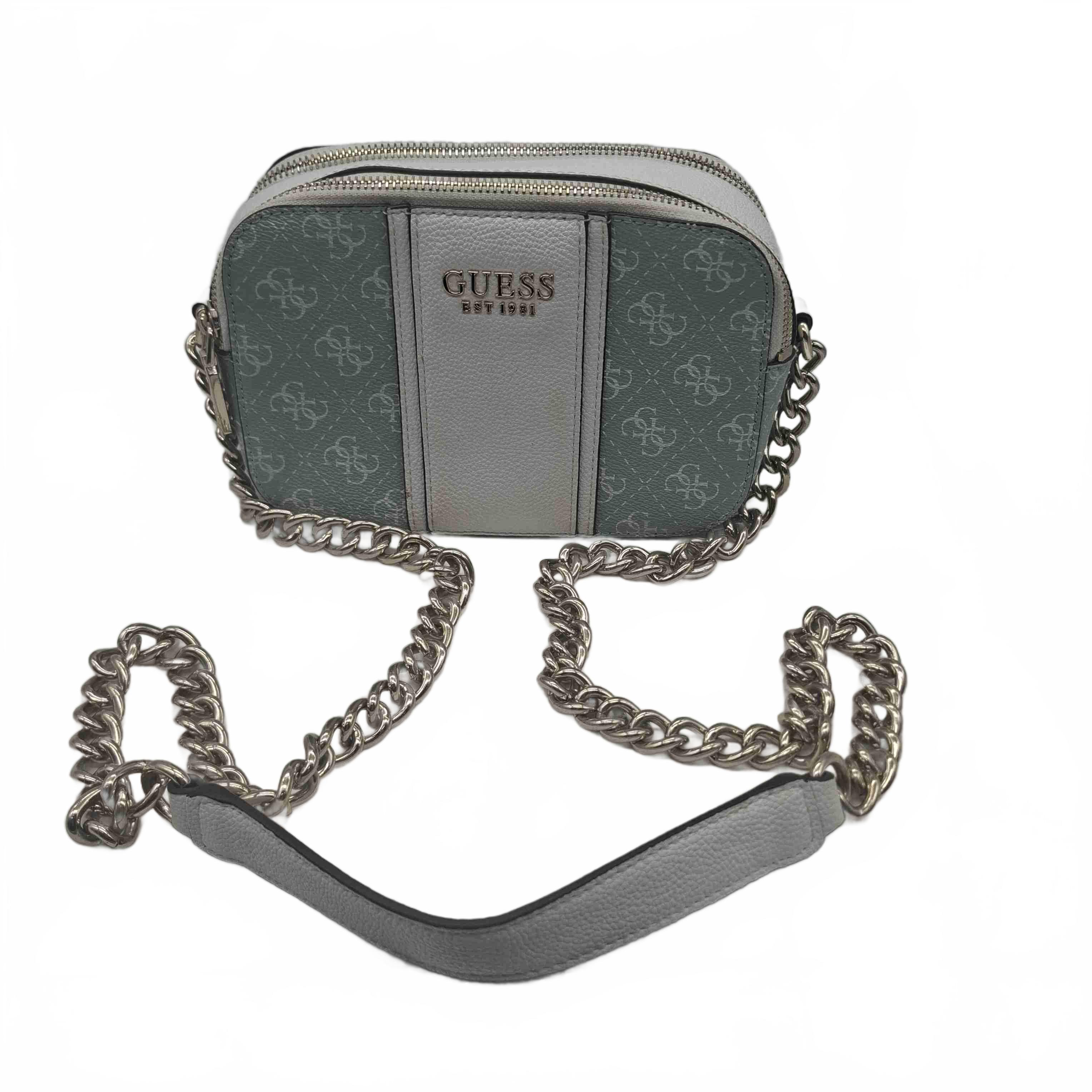 Guess Cathleen Logo Crossbody Bag Blue White (WR 1431135)