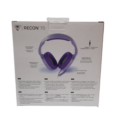 Turtle Beach Recon 70 Gaming Headset Purple In The Box (MR)