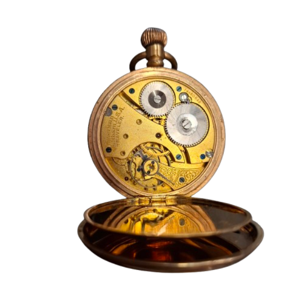 Waltham USA Traveler Pocket Watch Model No. 166163 (JN)