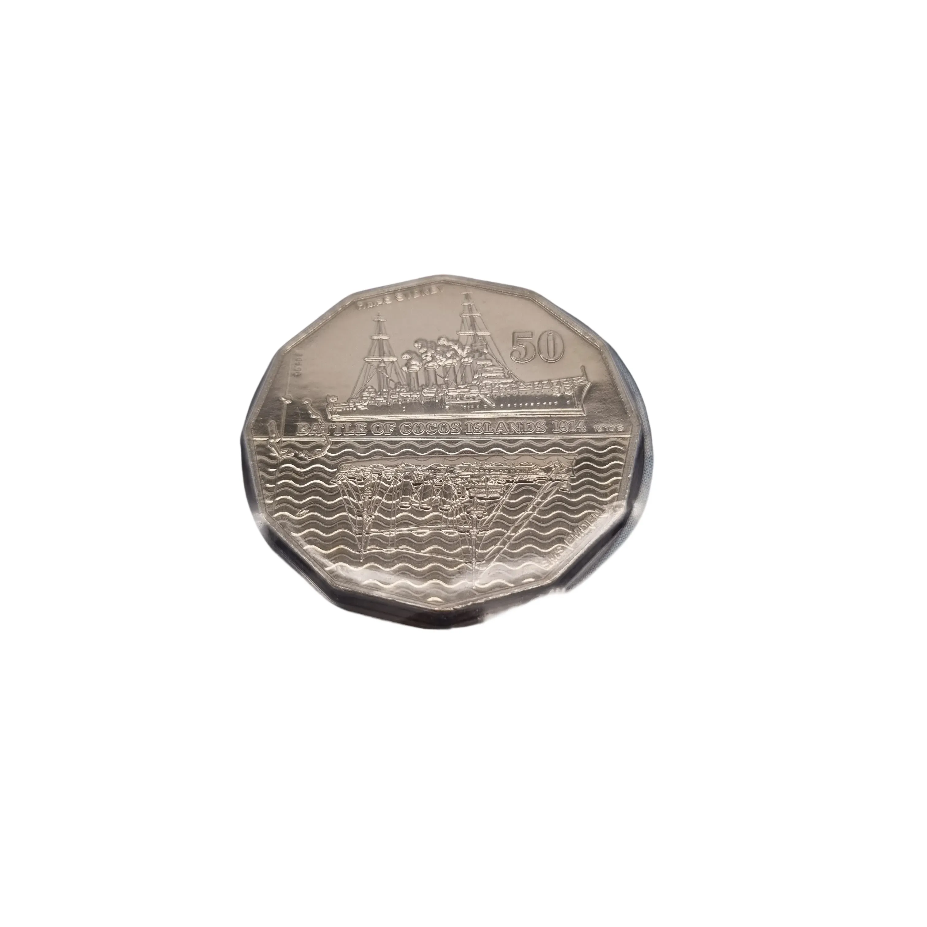 Australia Post: 2014 Centenary Of The Sydney/Emden Engagement 50 Cent Coin & Stamp Cover
