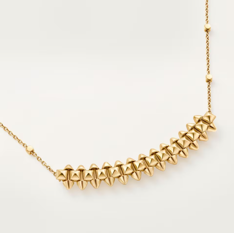 Ladies 18ct Yellow Gold Clash De Cartier Small Chain Necklace 7.8gms (1422355) (NA)