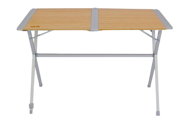 Black Wolf Slatted Camping Table, Bamboo + Aluminium, FACTORY SEALED (CP 1381012)