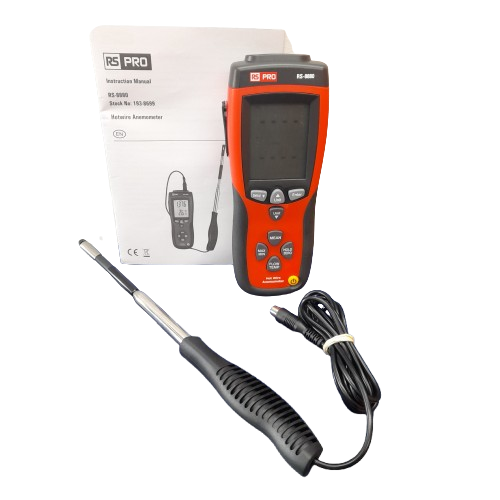 RS PRO Hotwire Anemometer RS-8880 With Probe  (LN)