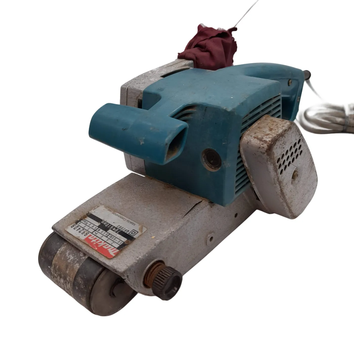 Makita Belt Sander 9924DB Blue/Silver *Dust Bag Ripped* (WR 1384111)