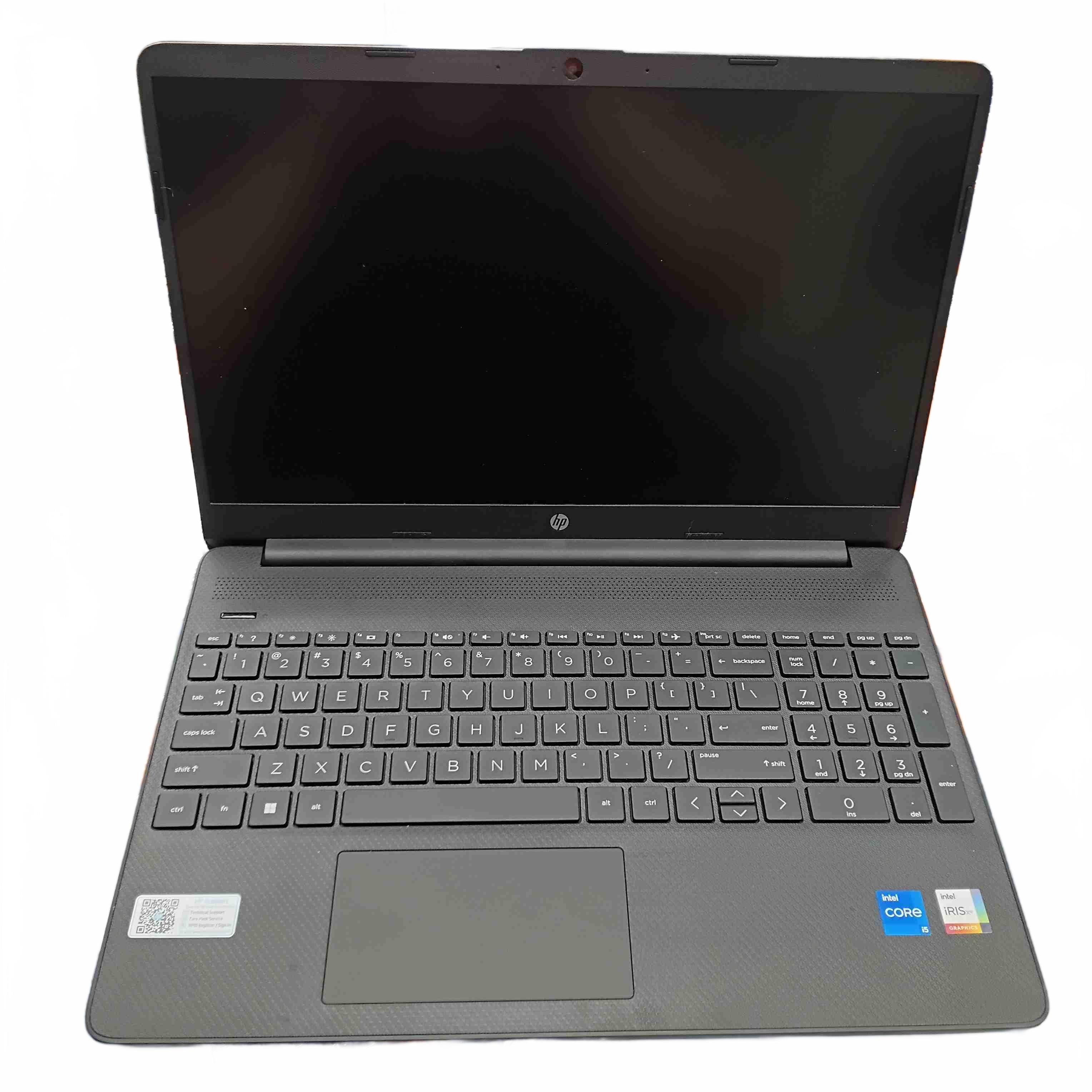 Hp Laptop 15s-Fq5240tu I5-1235U 8GB RAM 256GB SSD, Black, Excellent USED Condition, With Charger + Asus USB Mouse (WR 1435242)
