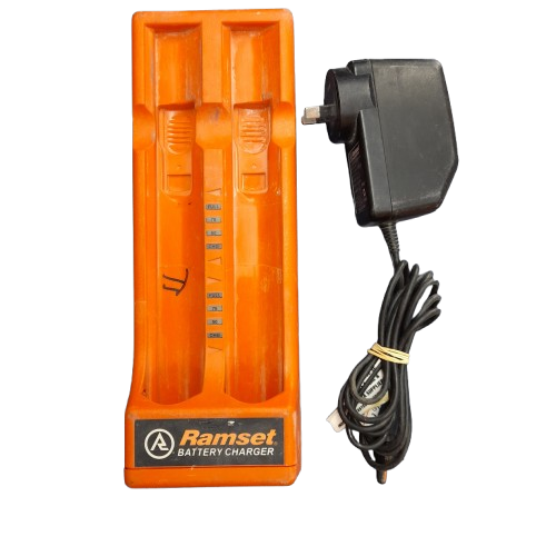 RAMSET TF1200ANZ Nail Gun with 3 Batteries, Charger, and Hard Case (LN)