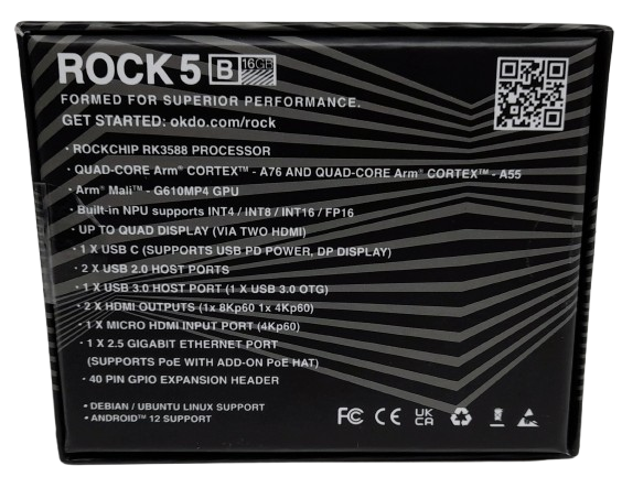 Okdo ROCK 5 Model B 8 GB Single Board Computer Like New