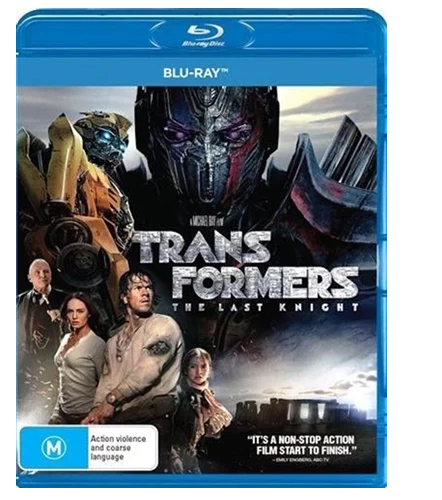 Transformers: The Last Knight Blu Ray + Bonus Blu Ray Disc – Good Condition (CP)