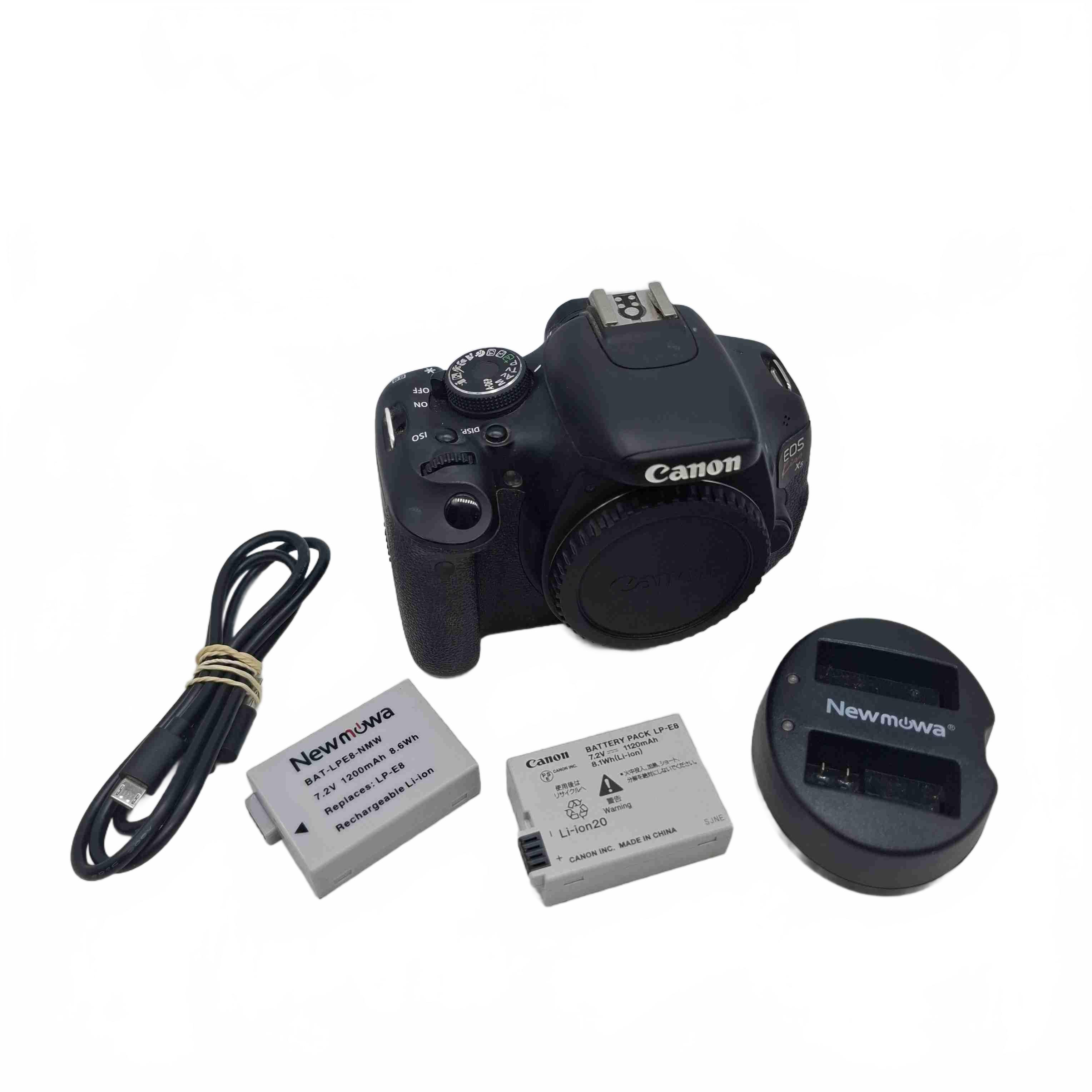 Canon EOS Rebel T3i 600D DS126311 Body Only + Generic Batteries And Charger (WR 1434519)
