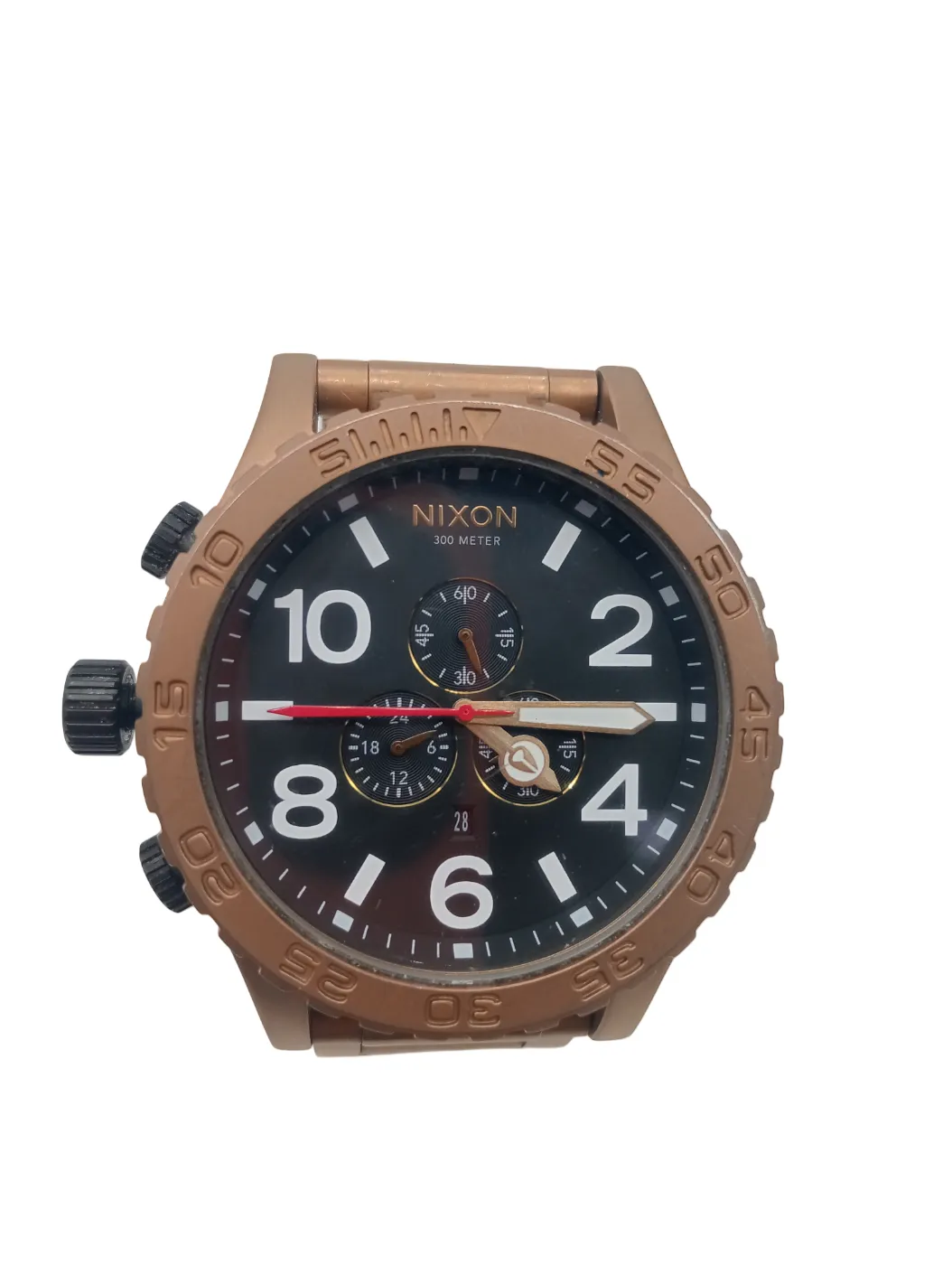 Men’s Nixon Simplify Watch – Bronze/Black, 268.5 gms (wr 1343570)