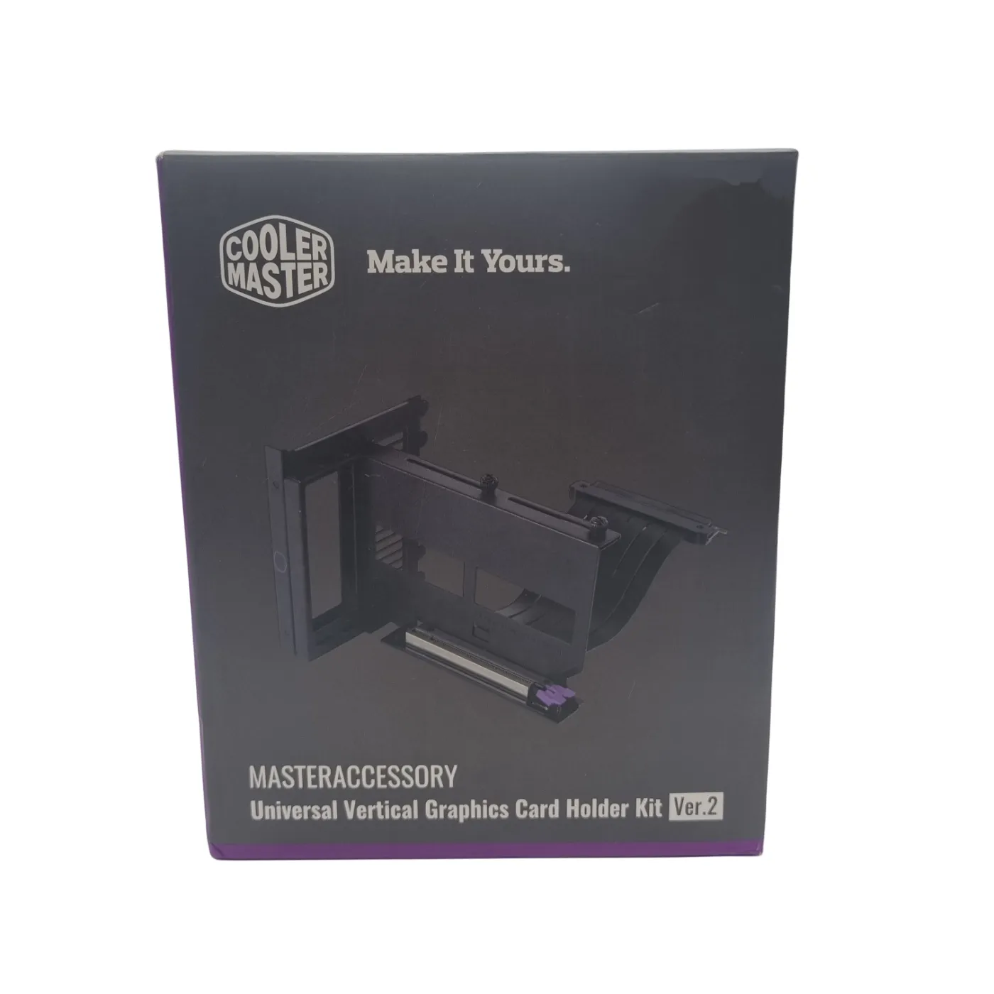 Cooler Master Black Universal Vertical Graphics Card Holder Kit V2 – In Box