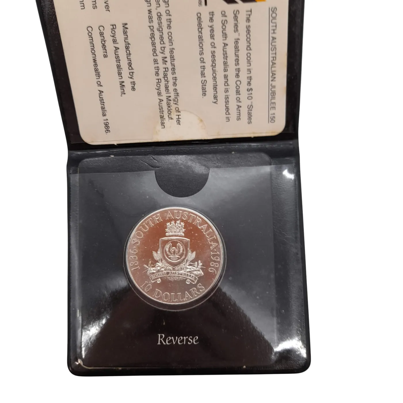 Royal Australian Mint 1986 $10 Uncirculated Coin In Black Case (WL 1385363)
