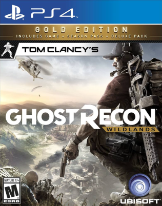 PS4 Tom Clancy’s Ghost Recon Wildlands, Gold Edition, Excellent Condition with Case + Manual