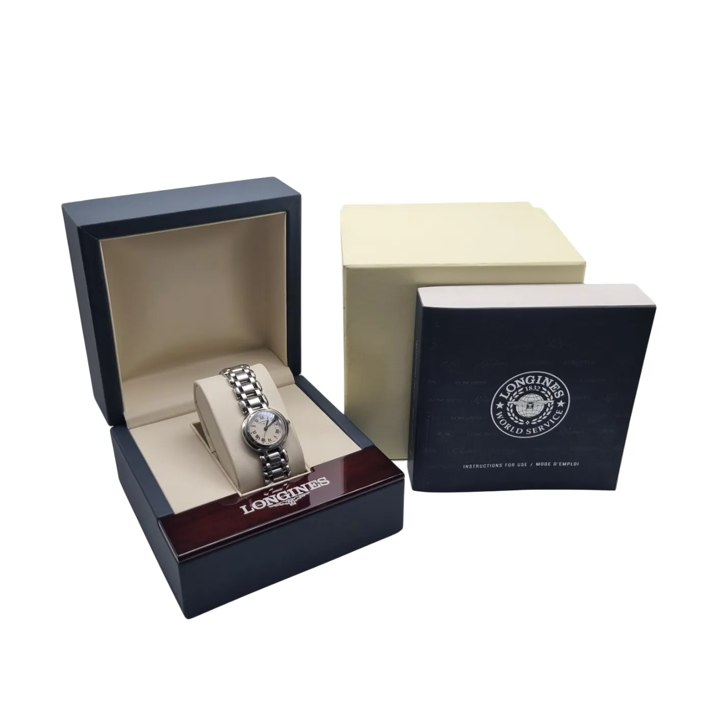 Longines PrimaLuna L8.110.4 – Blue Dial | Swiss Quartz Watch