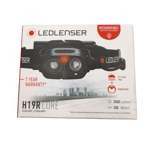 Ledlenser H19R Core Headlamp Black (LN)
