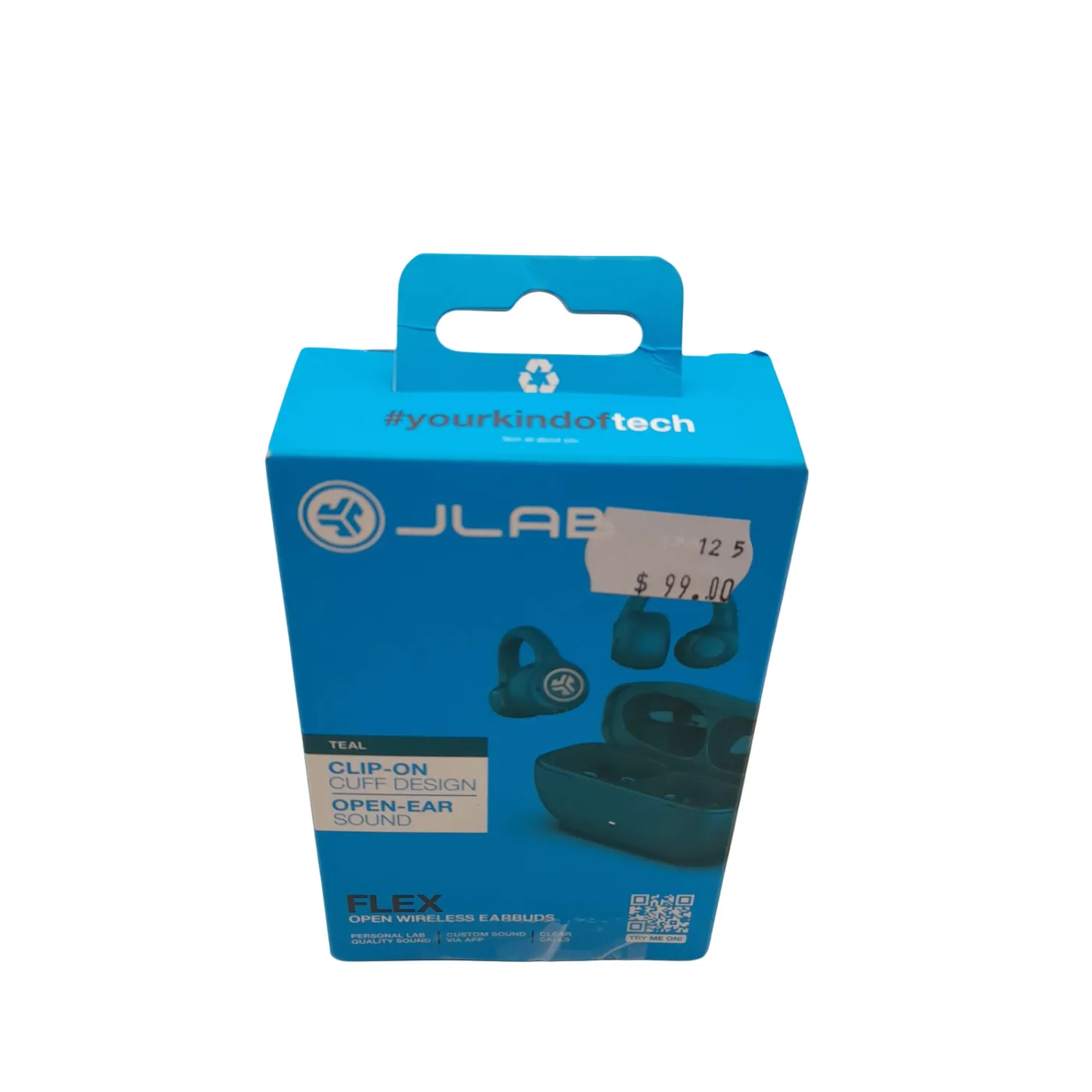 JLab Flex Open Earbuds Teal Bluetooth New In Box (WL1423379)