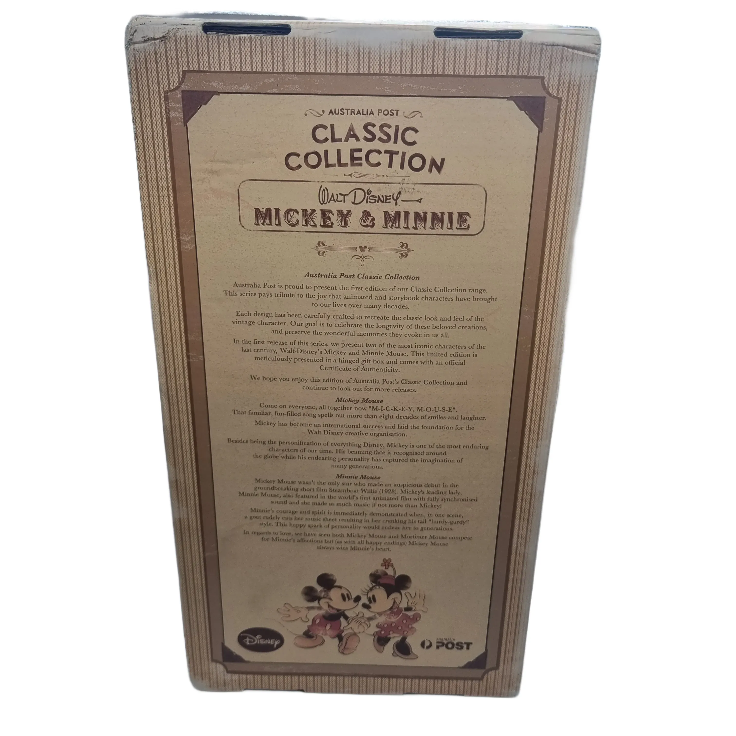 Australia Post Classic Collection: Mickey Mouse And Minnie Mouse Missing COA
