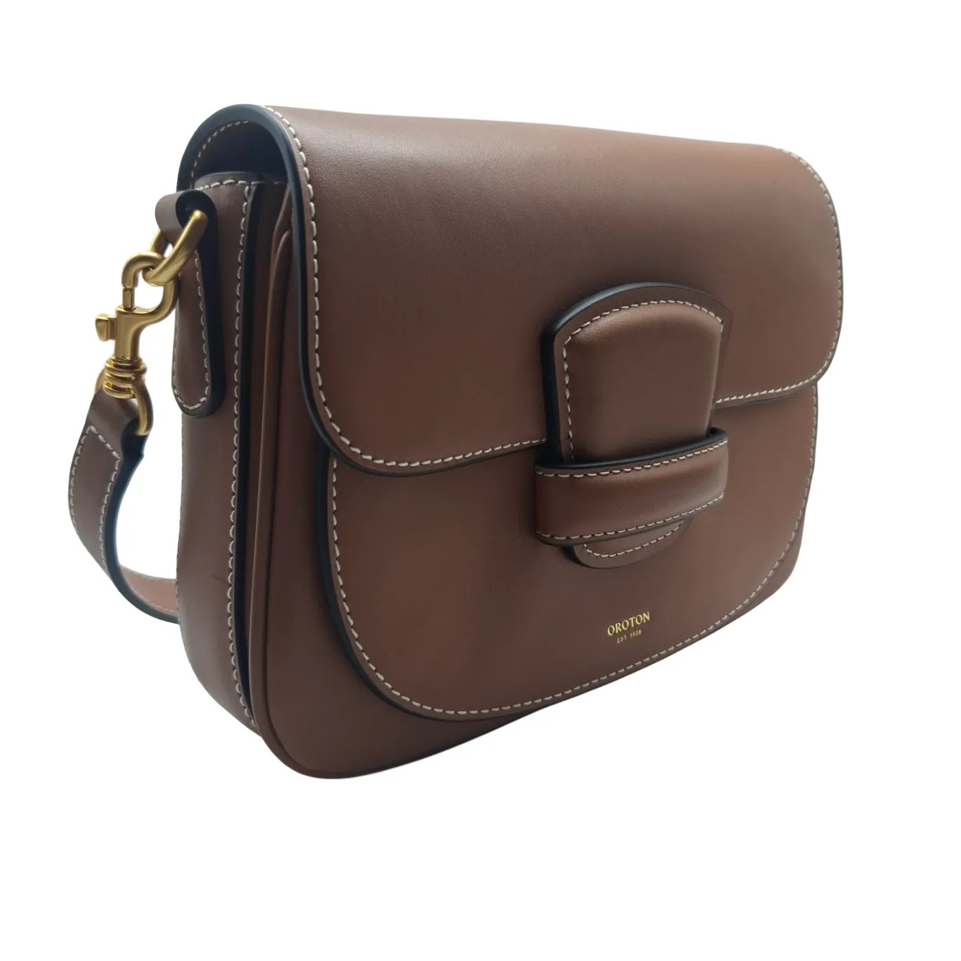 Oroton Carter Small Day Bag Brown (WR)