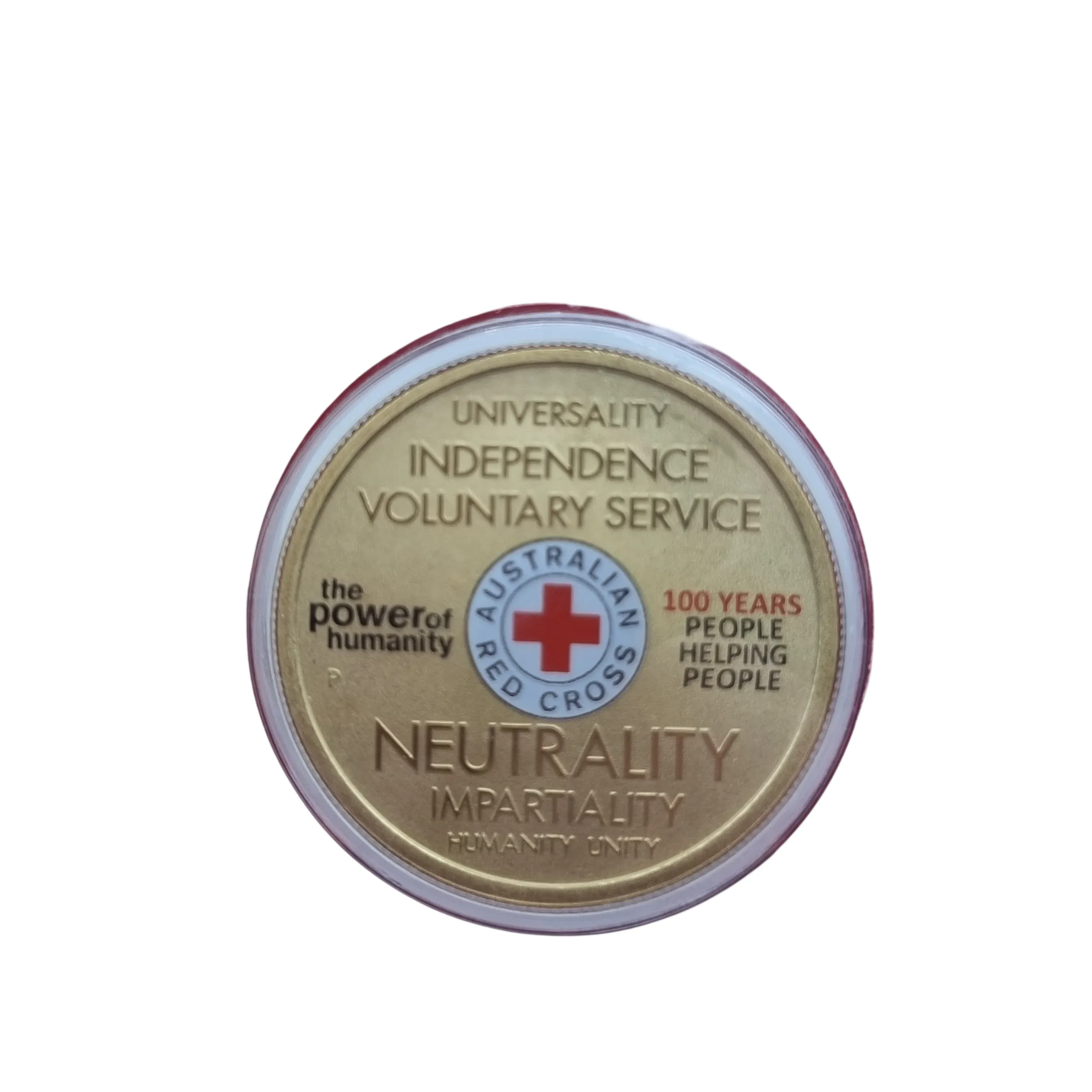 2014 $1 100th Anniversary of the Australian Red Cross Coin & Stamp Cover PNC