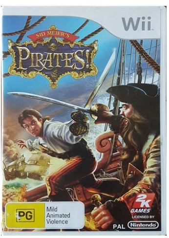 Pirates Nintendo Wii Game very Good With Manual
