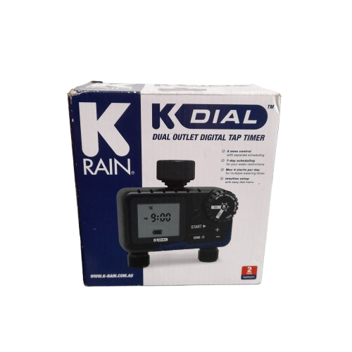 K-Rain K Dial Single Outlet Digital Tap Timer (Like New) (MR)