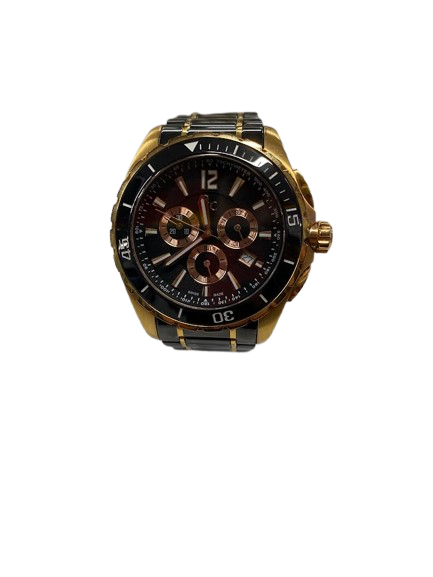 Gc Sport Class XXL Black And Gold Chronograph Watch X76004G2S (NG)
