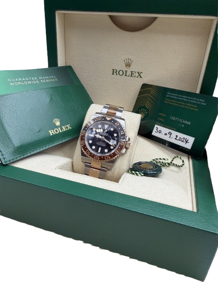 2024 ROLEX GMT-MASTER II 126711CHNR — “ROOT BEER” FULL SET (NA-1425154)