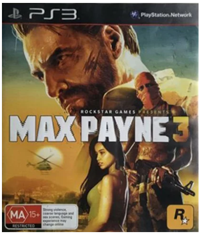 Max Payne 3 Playstation 3 With Manual Average Condition