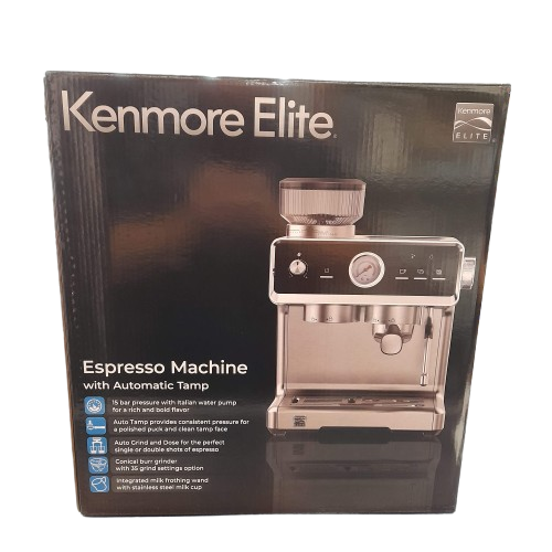 Kenmore Coffee Machine KKECMEAT-AU Silver In Box (GE)