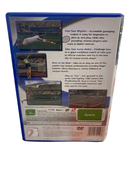 PlayStation 2 Ps2 Top Spin Game (145932) (NG)