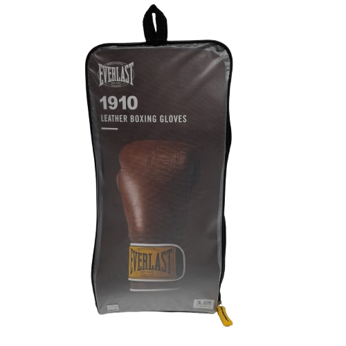 Everlast 1910 Leather Boxing Gloves Brown (MR)