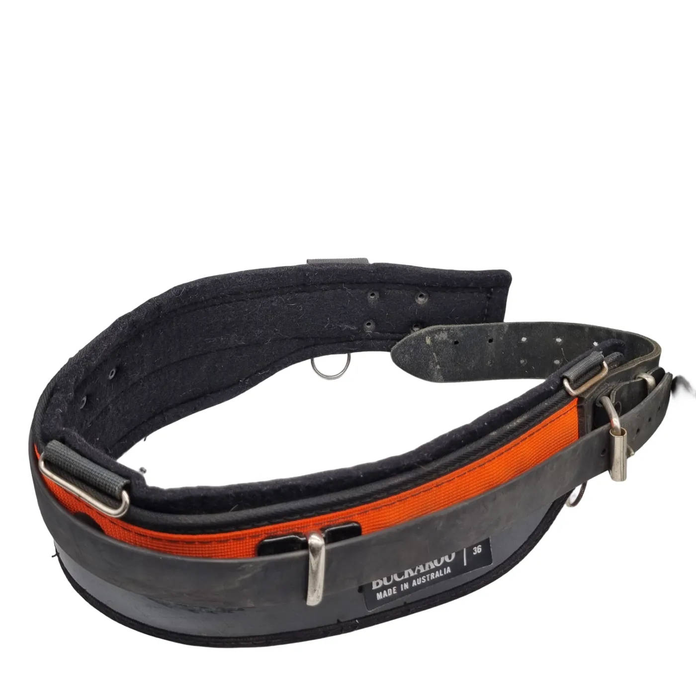 Buckaroo Signature Back Support Tool Belt 32″ Black/Orange (WR 1394795)