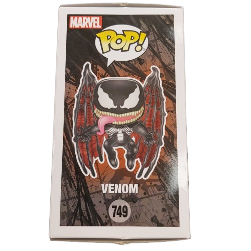 Funko POP! Vinyl Marvel Venom Series #749 Venom Ltd Ed. Glow Chase, Excellent Condition With Box