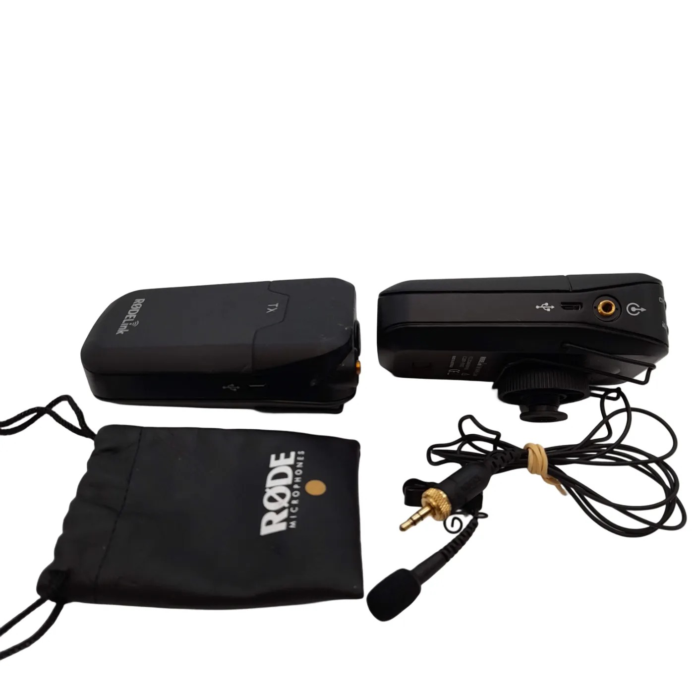 RodeLink Wireless Kit TX-BELT Black with Receiver, Bag, and Lead (WL)