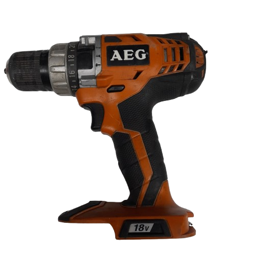 AEG BSB 18 C Cordless Hammer Drill Driver Orange Black Skin Only (LN)