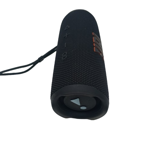 JBL Flip 6 Rechargeable Bluetooth Speaker, Black, Very Good USED Condition, Light Scuffing to Logo (CP)