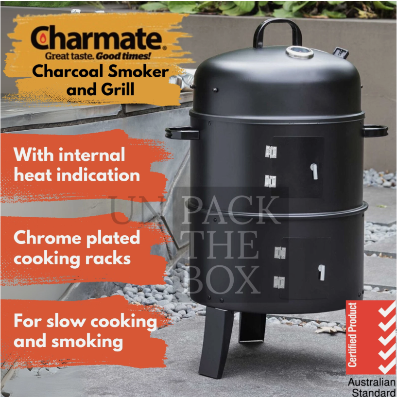 Charmate Lawson Jnr Charcoal Smoker And Grill (JN)