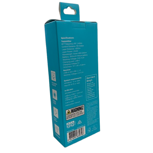 J.Burrows Digital Laser Presenter Grey – (NG 1356387)
