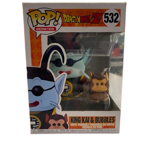 King Kai & Bubbles – Dragonball Z Pop Vinyl – 532 – Unopen. (NG)