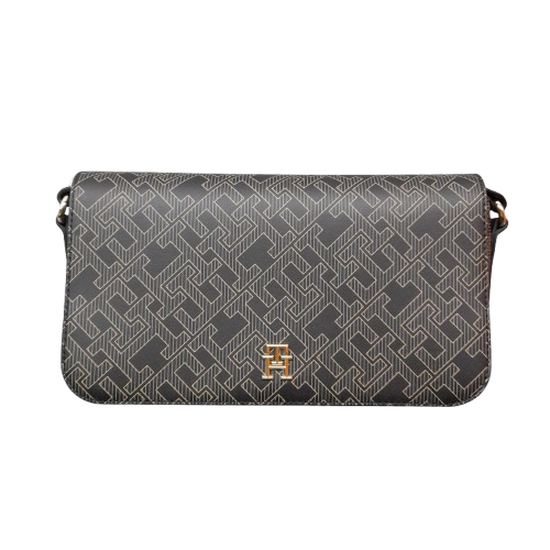 Tommy Hilfiger Latam Print Crossover Bag in Black (LN)